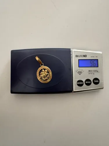 Pingente São Jorge ouro 18k