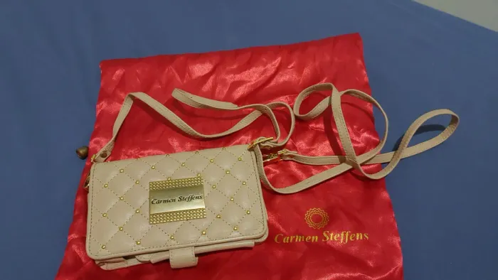 Bolsa de ombro ou clutch de mão Original Carmen steffens