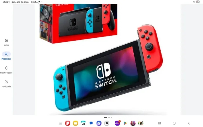 Nintendo switch com console