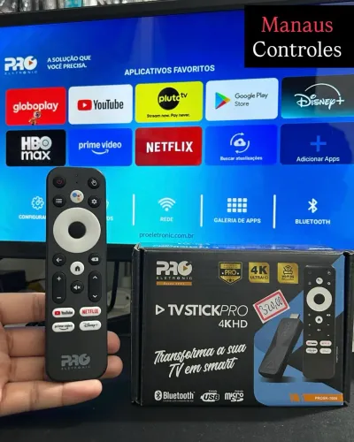 Stick Pró 4K 5G Ideal para Transformar a Tv em Smart 