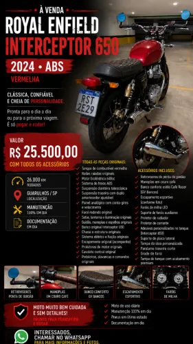 ROYAL ENFIELD INTERCEPTOR 650 ABS 2024