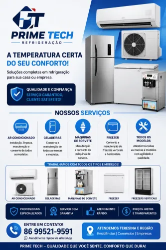 Refrigeração em geral.