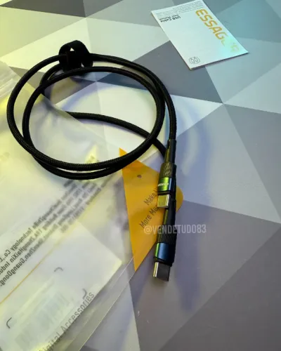 Cabo Essager 7a usb tipo c pd carregamento rápido