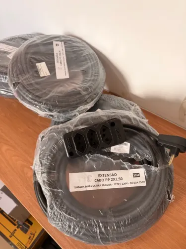 Extensão Elétrica 30 Metros Cabo Pp Fio 2,5