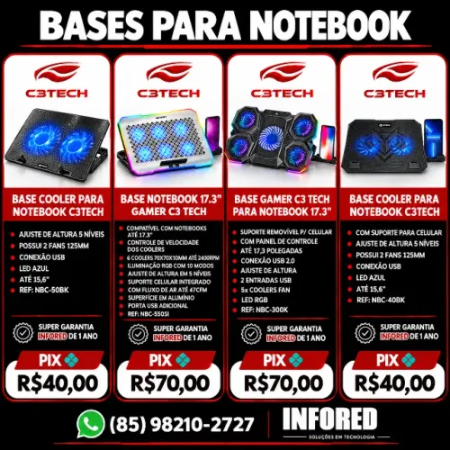 Bases para Notebook C3Tech