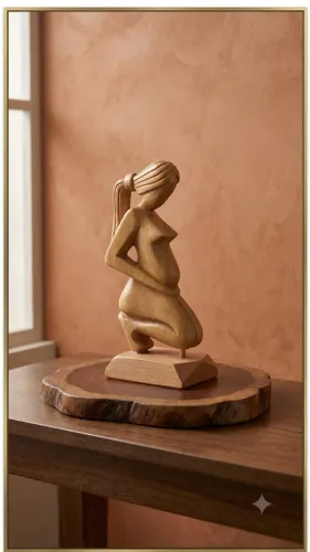 Escultura de madeira