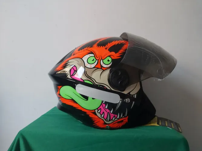 Promoção Capacete Aberto Novo, Tamanho 58 viseira fumê