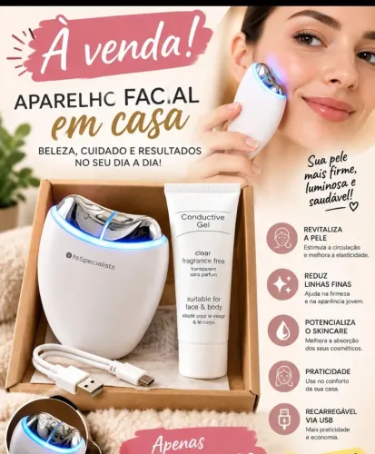 Aparelho de massagem facial