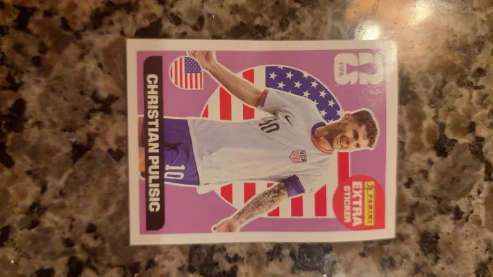 Figurinha legend base do christian pulisic original de 2026