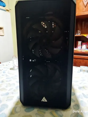 Gabinete duas fans rgb