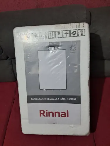 Aquecedor a Gás Rinnai E21 Digital 21L - NOVO NA CAIXA LACRADA