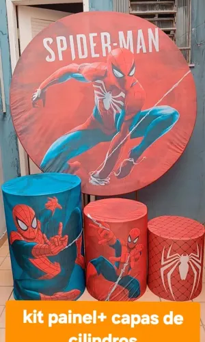 Kit festa homem aranha