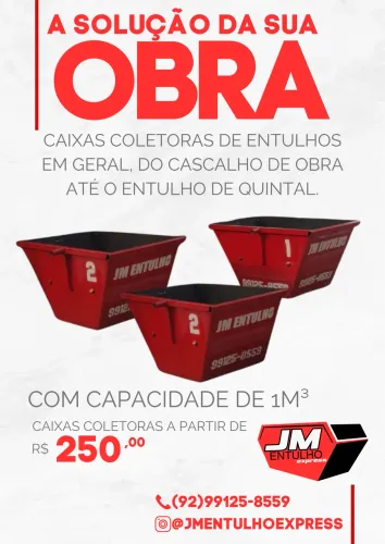 ALUGUEL DE CAIXAS DE ENTULHO 