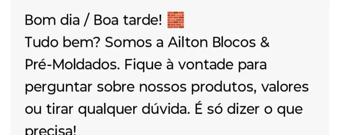 Ailton Blocos & Pré -Moldados 