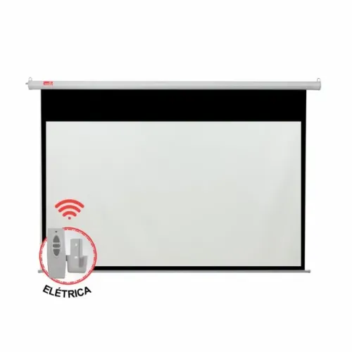 Tela De Projeção Elétrica 200x150cm 127v | Goldentec