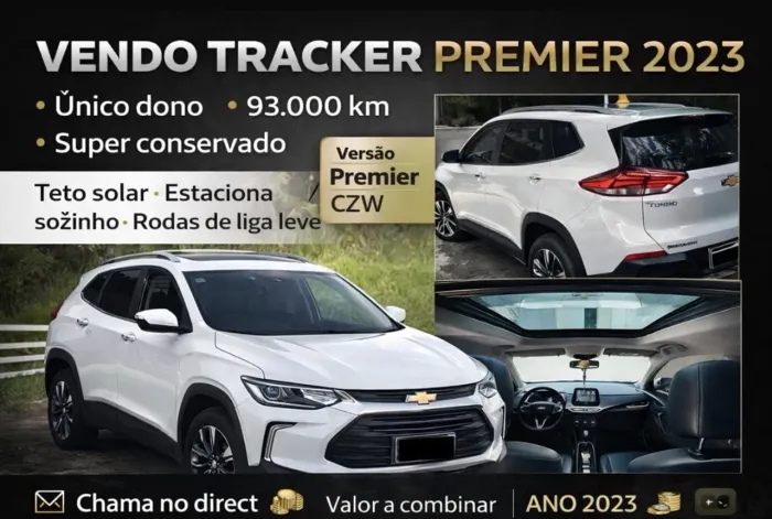 Chevrolet Tracker Premier 1.2 Turbo 12V Flex AUT 2023