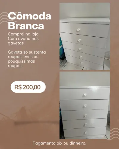 Cômoda Branca 
