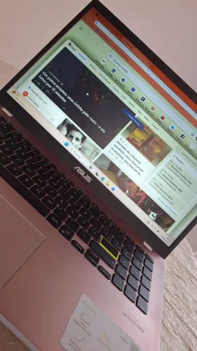 Notebook ASUS Go 15 E510 Rosa - Excelente Estado + Bolsa