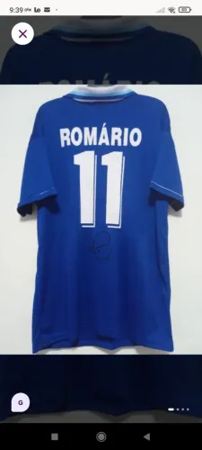 Camisa Brasil Campeão Copa Mundo 1994 #11 Romário Autografada
