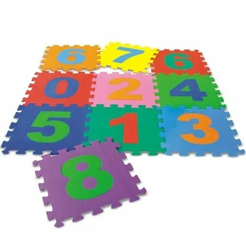 Tapete Eva 10 Peças Numérico Infantil Colorida - Entrega Grátis