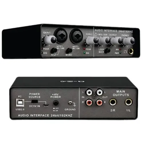 Interface De Áudio Usb Q-24 (LACRADAS)