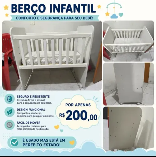 Mini berço infantil 