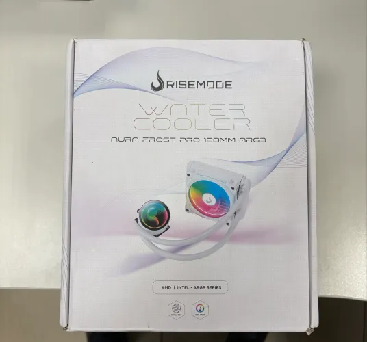 Water Cooler Rise Mode Aura Frost Pro 120mm ARGB Branco - Novo, Nunca Usado