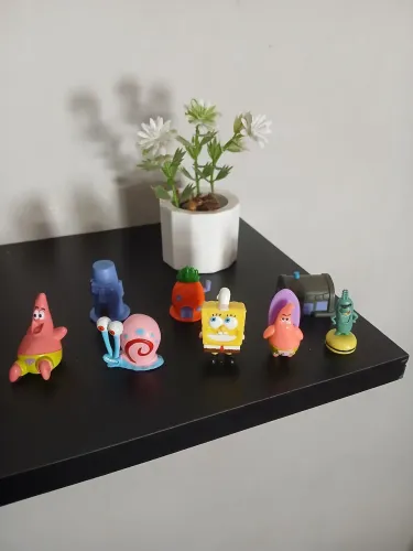 Miniaturas raras do batavinho do Bob Esponja