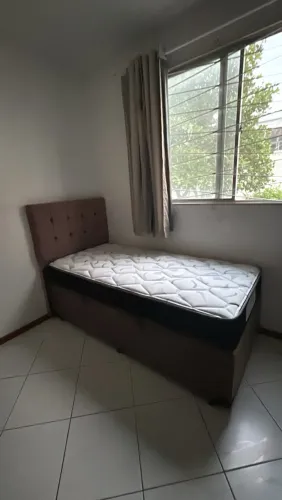 CAMA DE SOLTEIRO BAÚ + CABECEIRA