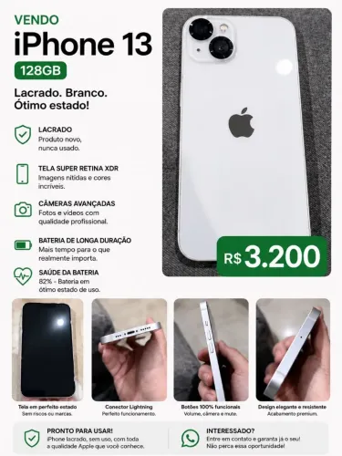 Vendo IPhone 13 - 128gb