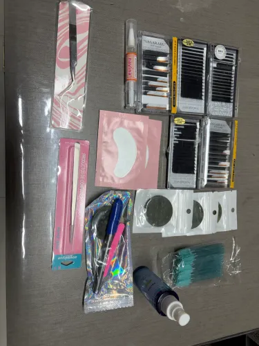 Produtos para curso de cílios