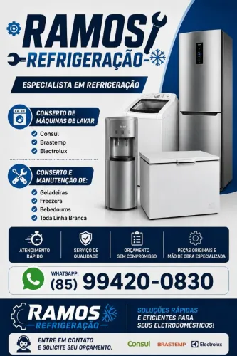 Geladeira ou máquina com defeito?
