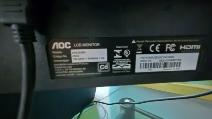 Monitor Gamer AOC 24 - G2 Series -165 Hz
