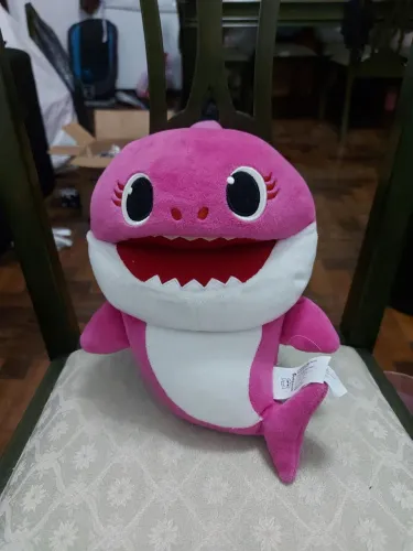 Pelúcia Fantoche musical original Baby Shark.