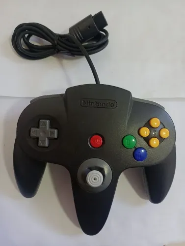 Controle Nintendo N64 Black Edition Original