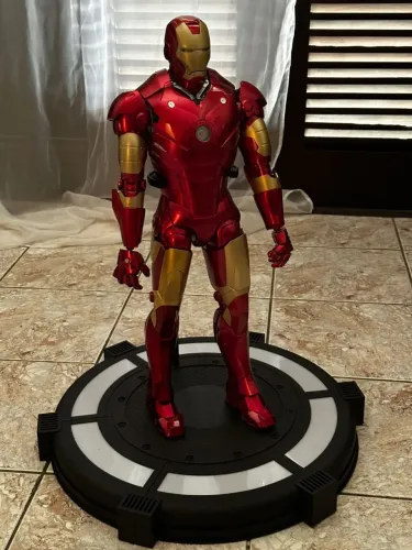 Iron Man Mark III 60cm Premium Edition + Base Giratória | Edição Limitada Colecionador