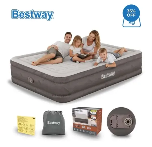 Colchão inflável bestway tamanho queen