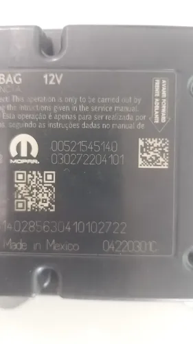 Módulo airbag Fiat Pulse já Resetado  