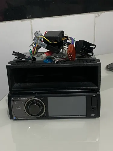Multimídia H-Buster HBD-9400AVN Tela Retrátil DVD GPS Bluetooth
