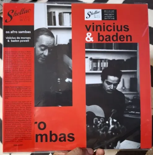 LP Os Afro Sambas Vinicius & Baden (Shellac, Importado, Lacrado)