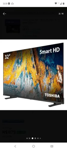 Smartv Toshiba HD 32" Wi-Fi