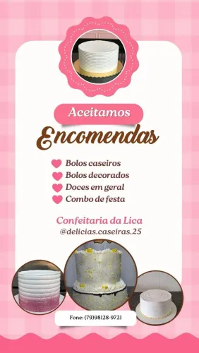 Bolos para festa