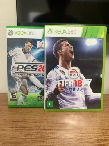 PES 2013 + FIFA 18 ORIGINAIS ? XBOX 360