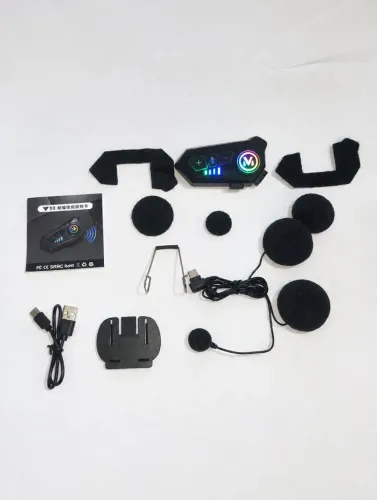 FONE BLUETOOTH PARA CAPACETE - V10 ENTREGA GRÁTIS