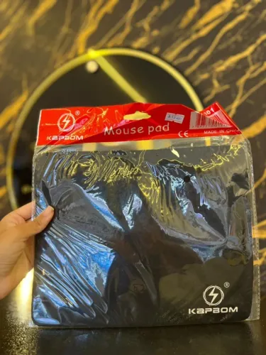 Mousepad preto e personalizado