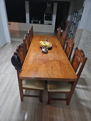 Mesa 8 Lugares Madeira