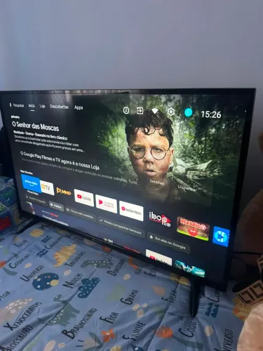 Tv smart 43 Android semi nova 999,99$