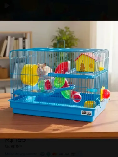 Vendo gaiola de hamster