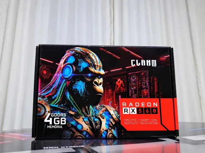 Placa de vídeo CLANM Radeon RX 560 4GB GDDR5