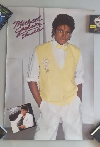 Poster promo Michael Jackson Thriller 83
